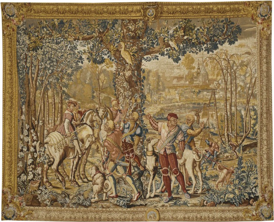 Шпалеры «охота императора Максимилиана»