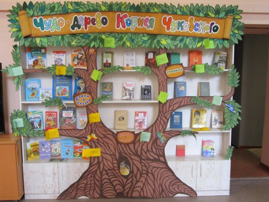 Полка дерево для книг