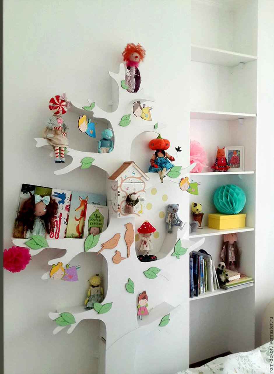 Полка арт объект дерево