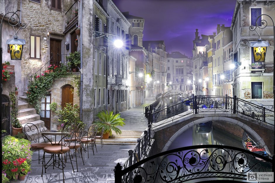 Ночные улочки Венеции