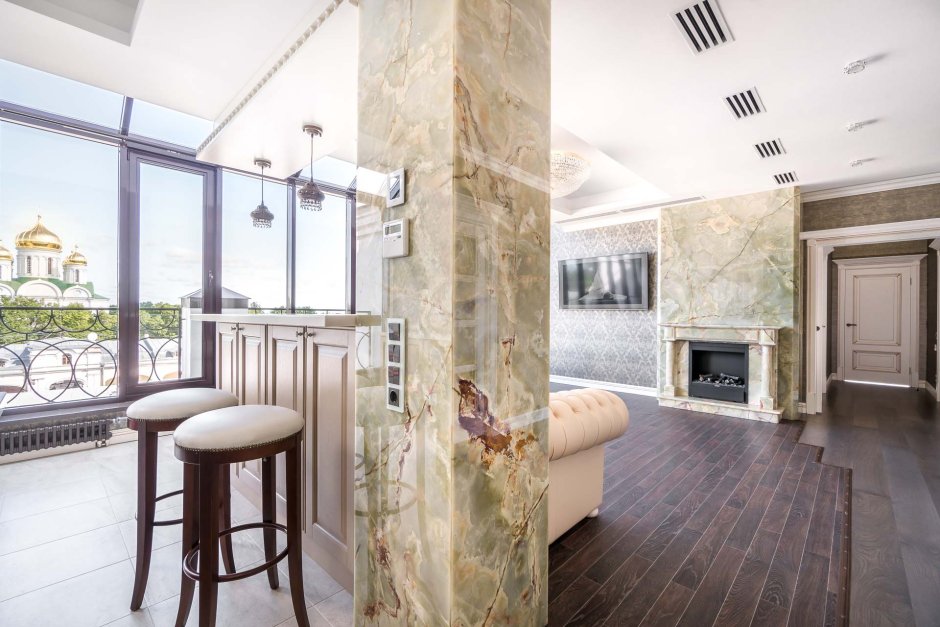 Мрамор в интерьере