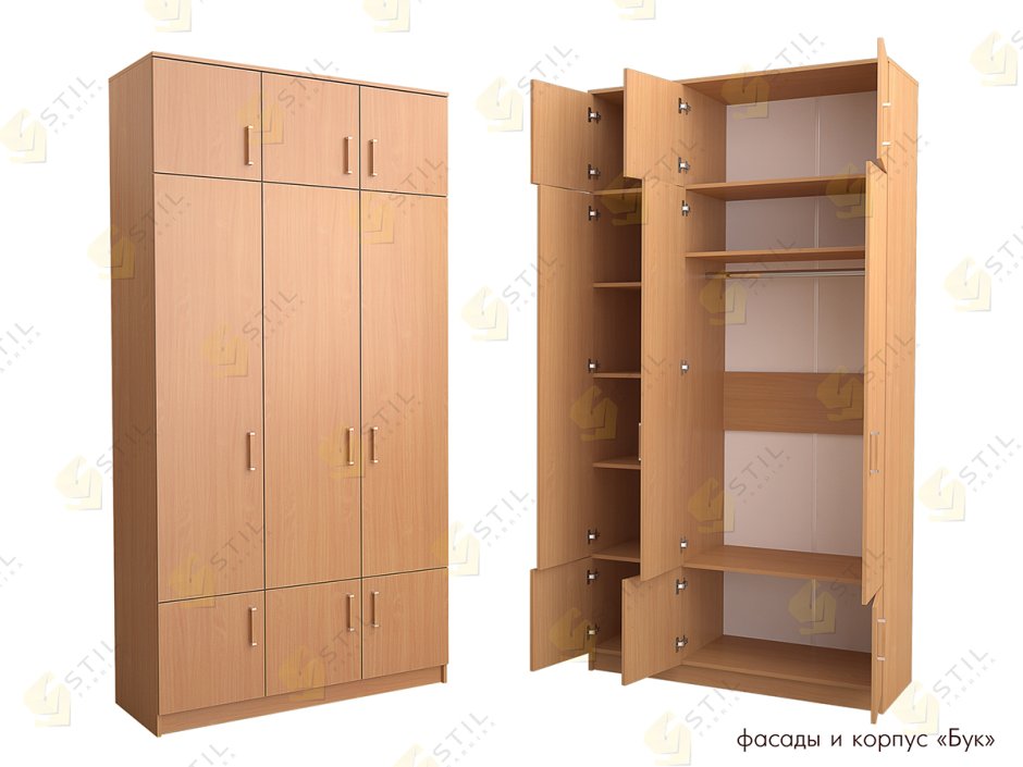 Шкаф д/док с антресолью выс.250см.103+170+а+172