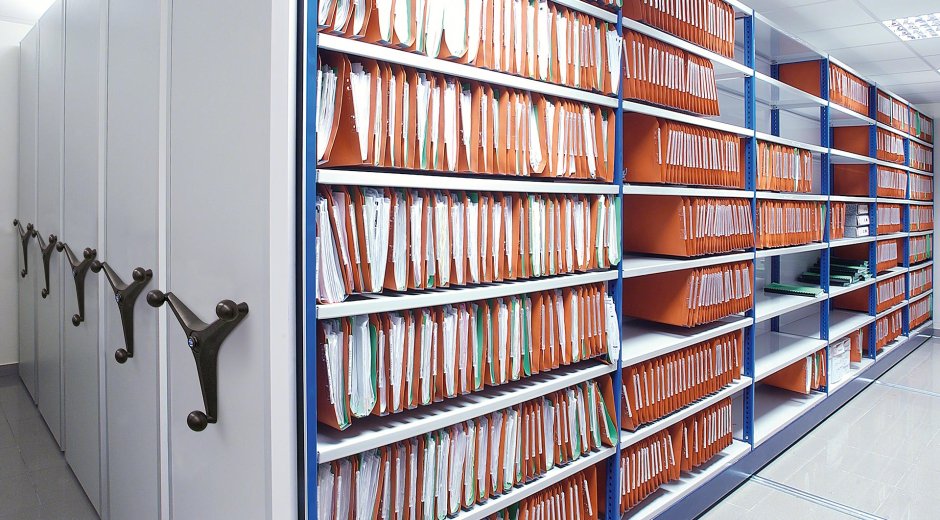Полки для архива документов