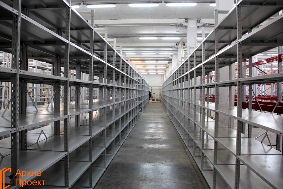 Архивные стеллажи металлические