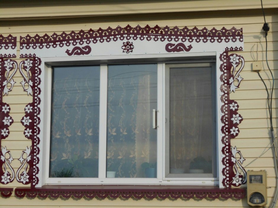 Металлические наличники на окна