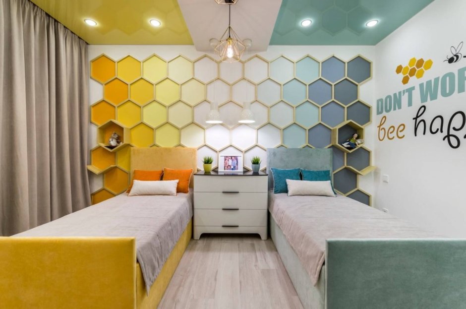 Модульный настенный светильник Hexagon