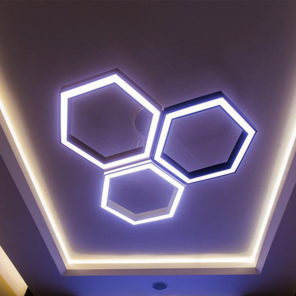 Стена из шестиугольников