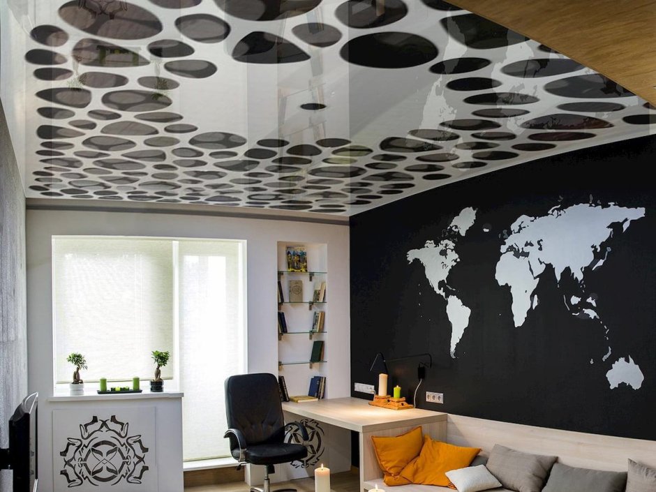 Перетяжка потолка звездное небо