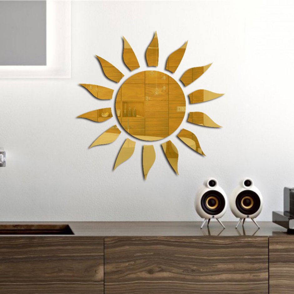 Солнце на стену декор