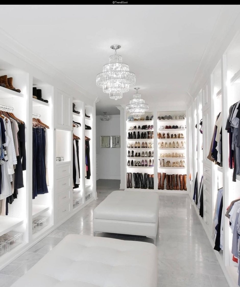 Большая гардеробная