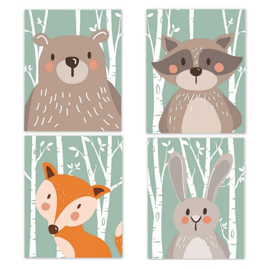 Детские постеры для интерьера