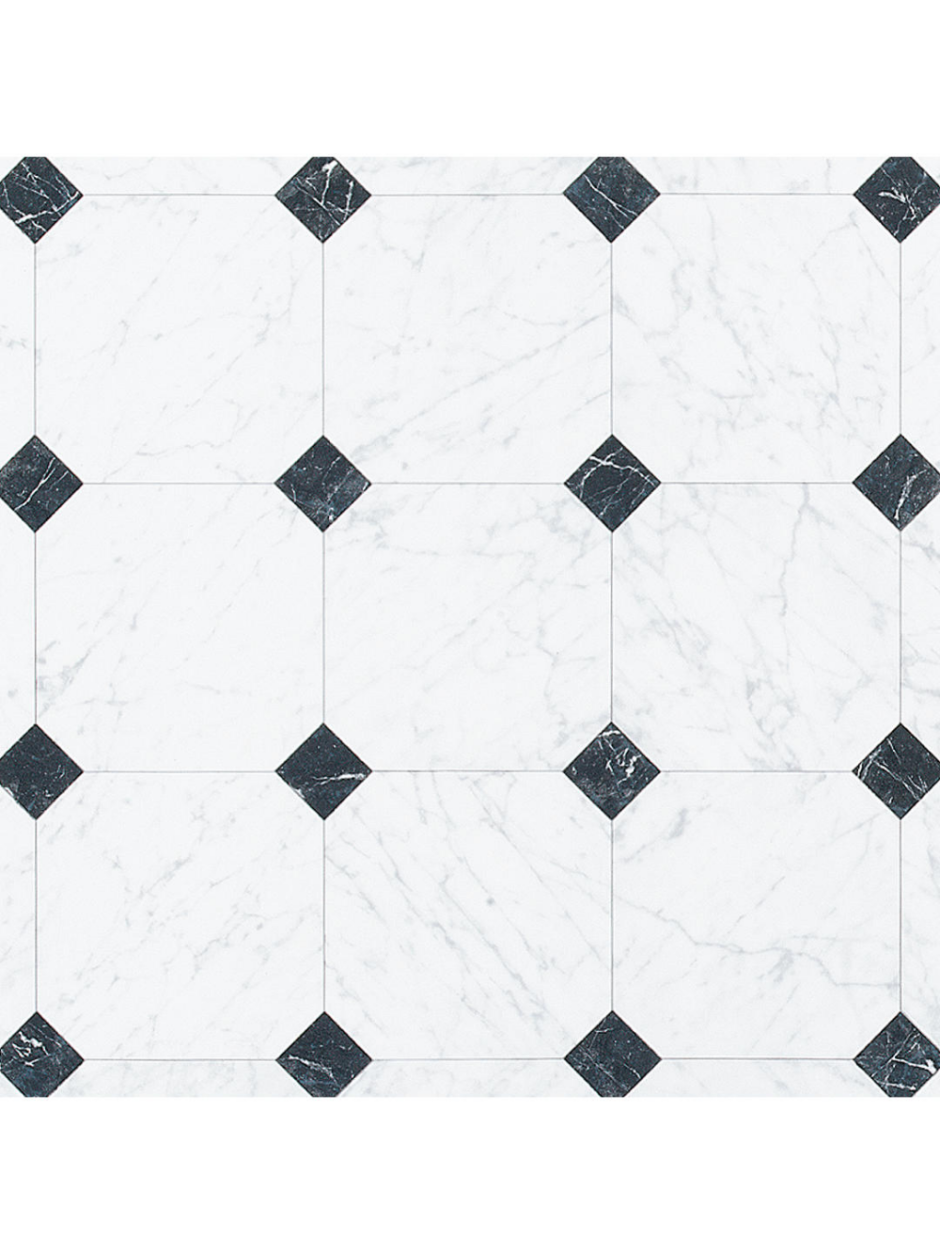 Плитка белая с черными квадратиками