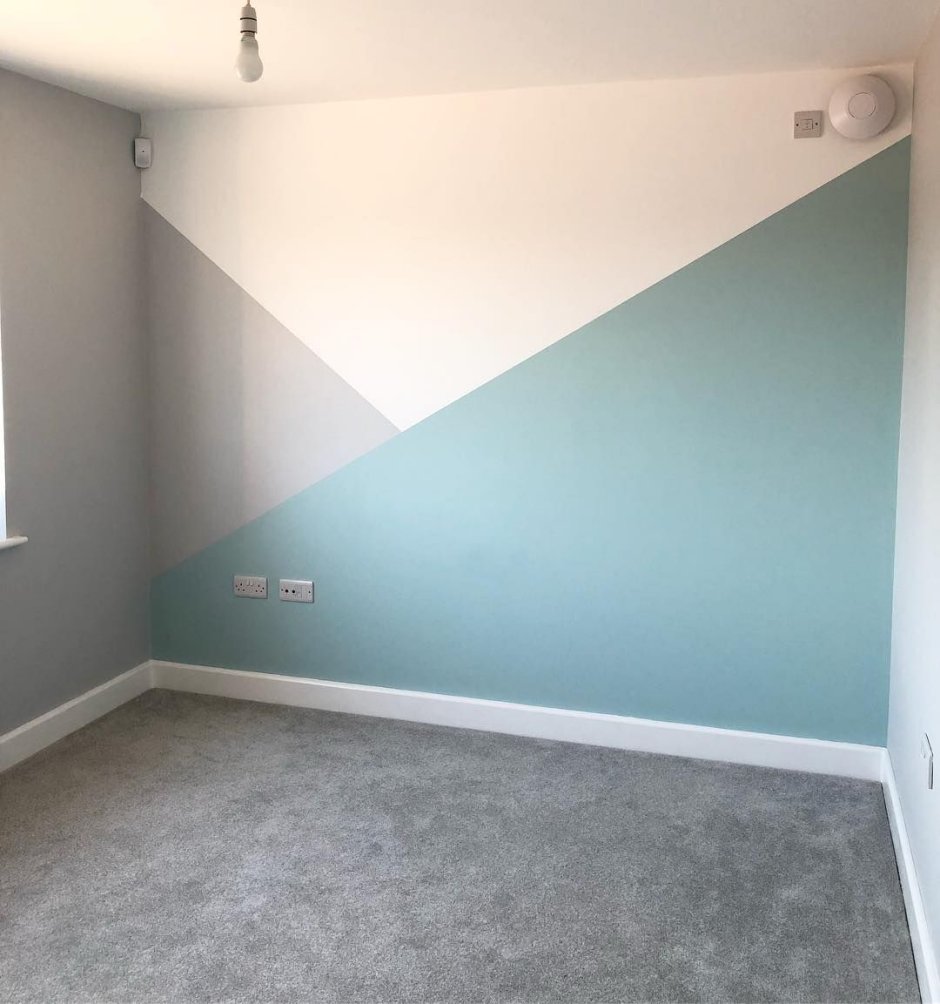 Необычная покраска стен в квартире