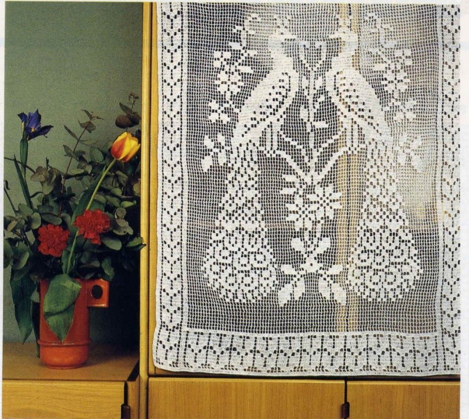 Прихватка Виноградная гроздь крючком