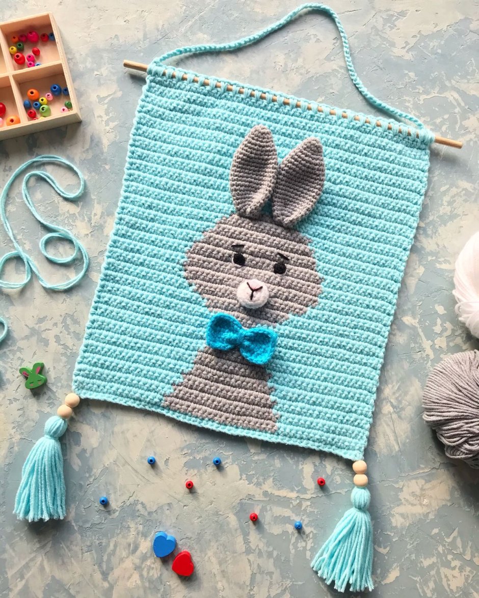 Вязание крючком панно