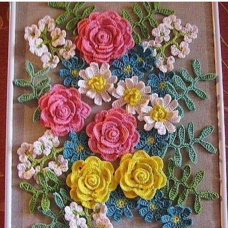 Панно крючком в детскую