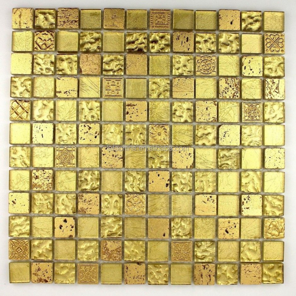 Мозаика Artens Gold 30х30 см стекло цвет золотой