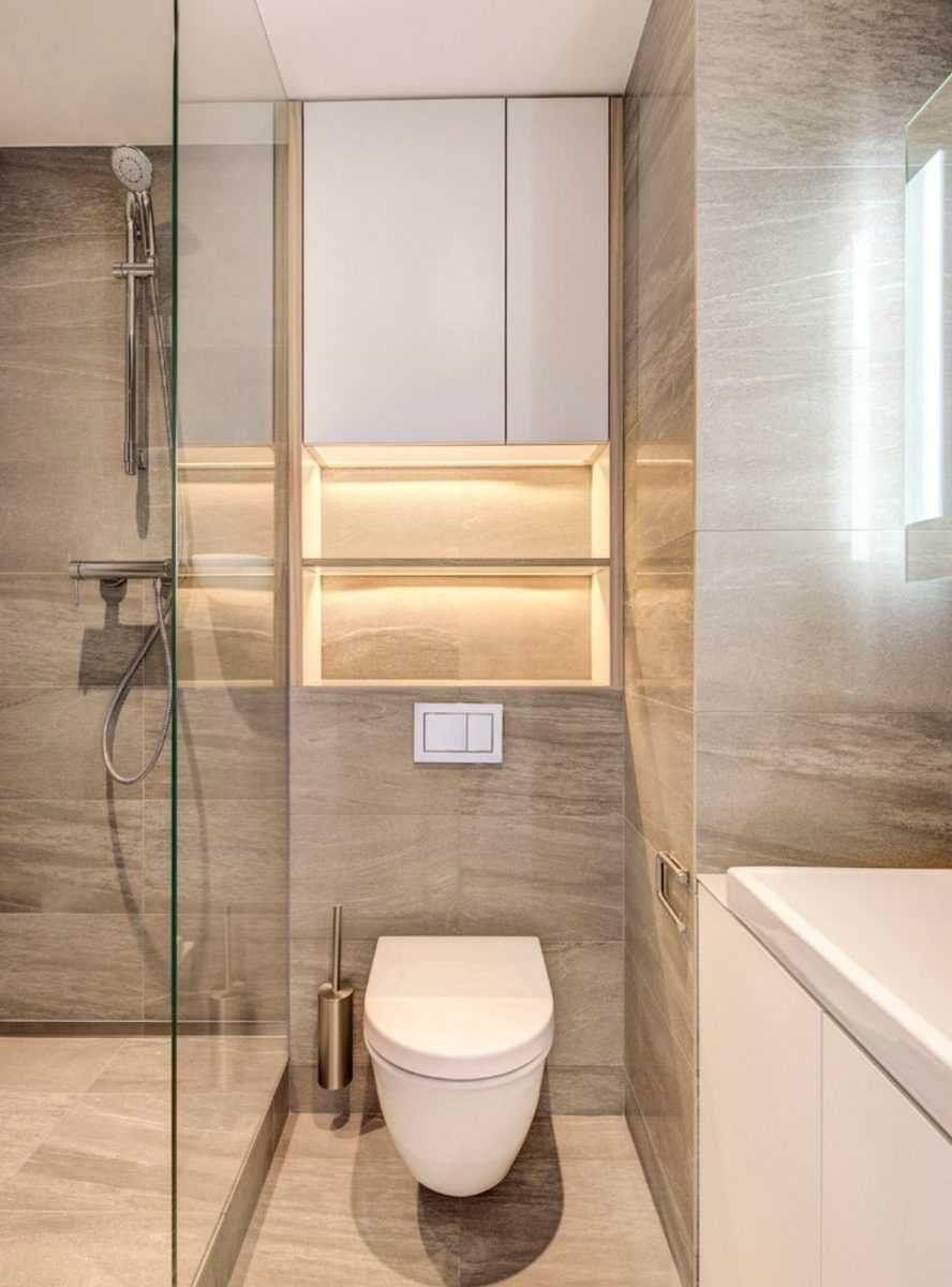 Туалет в современном стиле