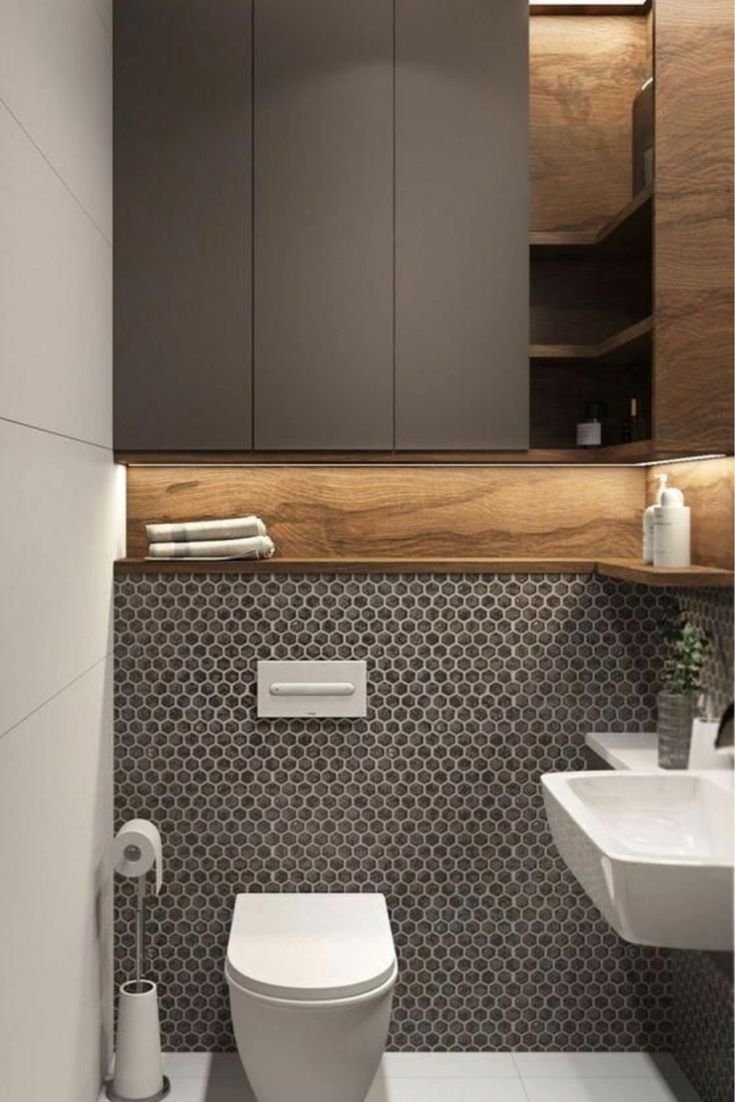 Шкафчик над инсталляцией