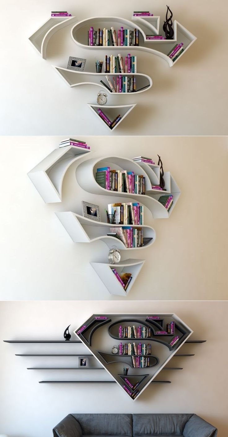 Креативные деревянные полки