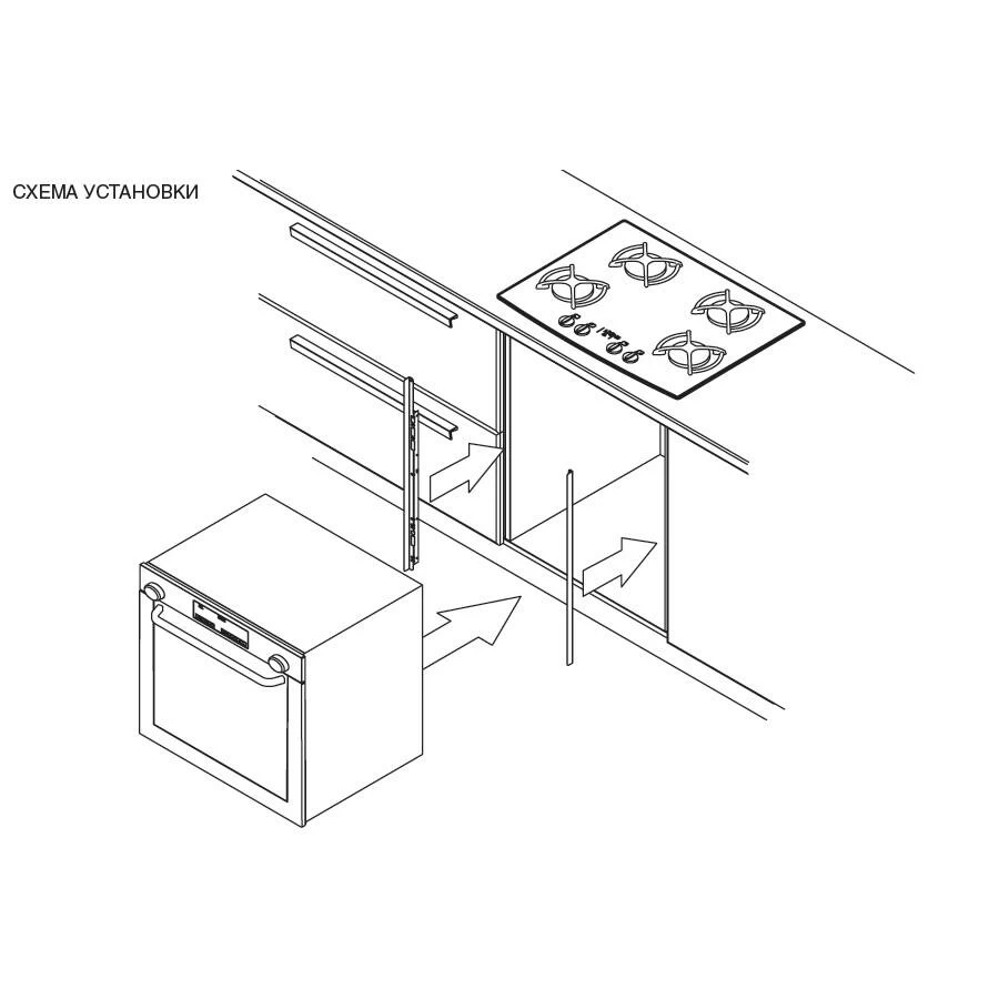 Electrolux eob32100x направляющие противней духовки