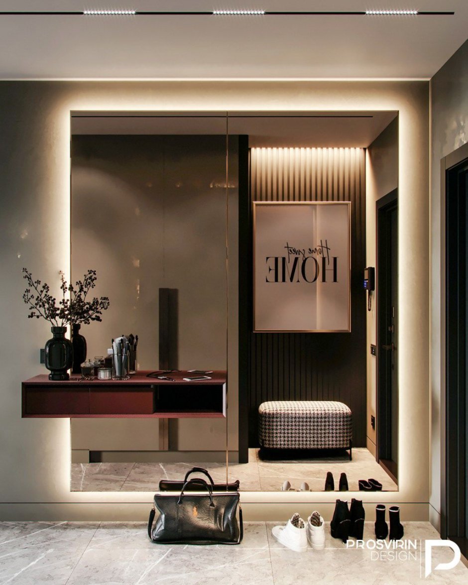 Зеркало в прихожей Минимализм