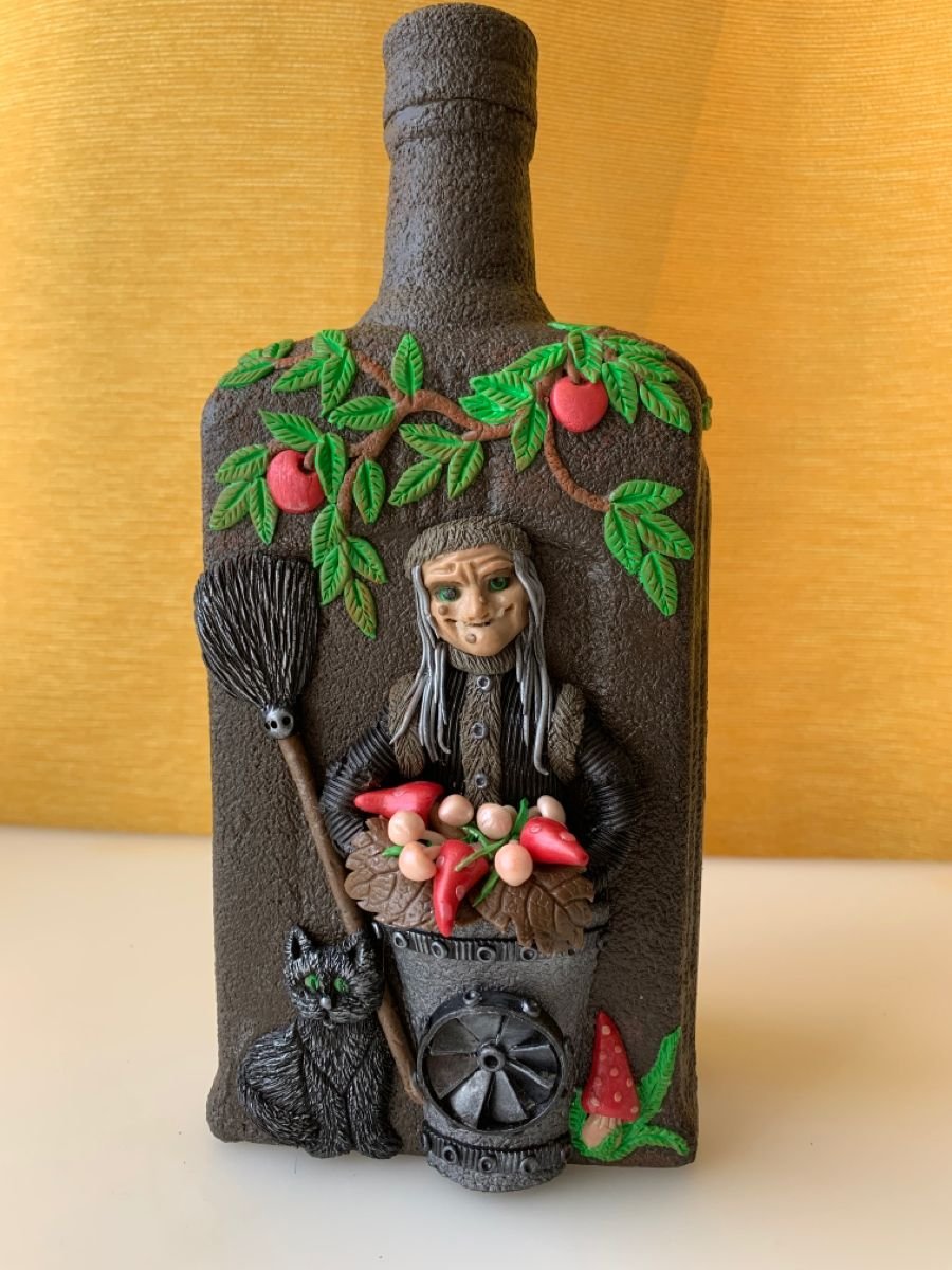 Украшение фужеров полимерной глиной