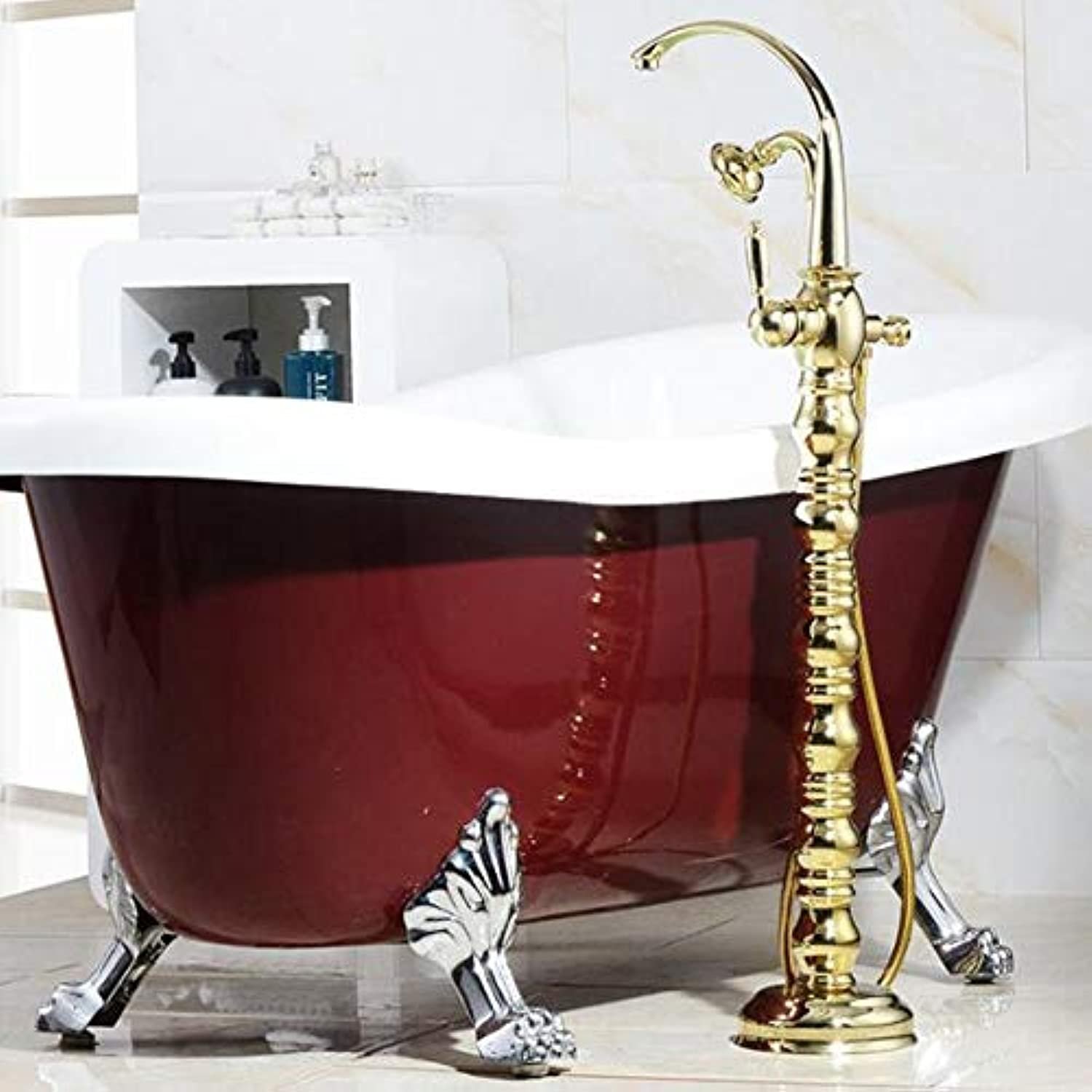 Ванна с длинным краном. Напольный смеситель для ванны Alexia 368503soc золотой. Смеситель для ванной напольный золотой 24к. Смеситель стоячий для ванной. Смеситель на ножках для ванны.