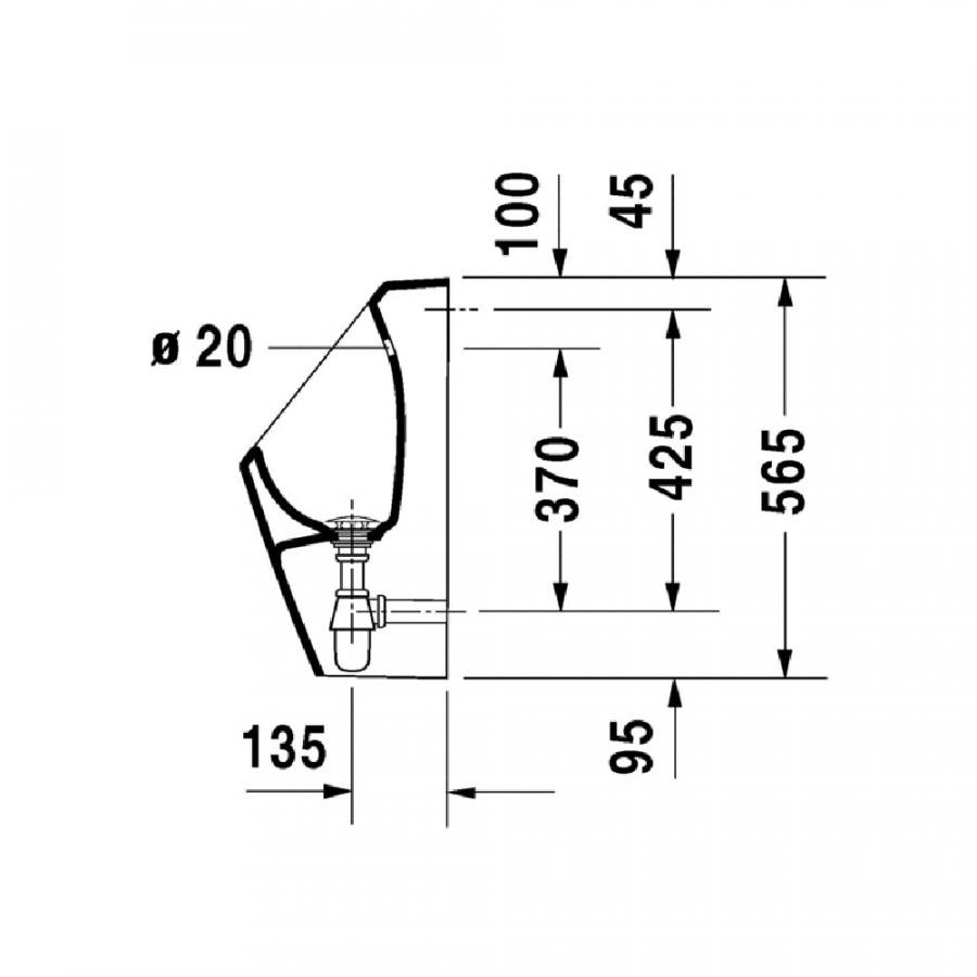 Писсуар Vitra 6201b003-0199