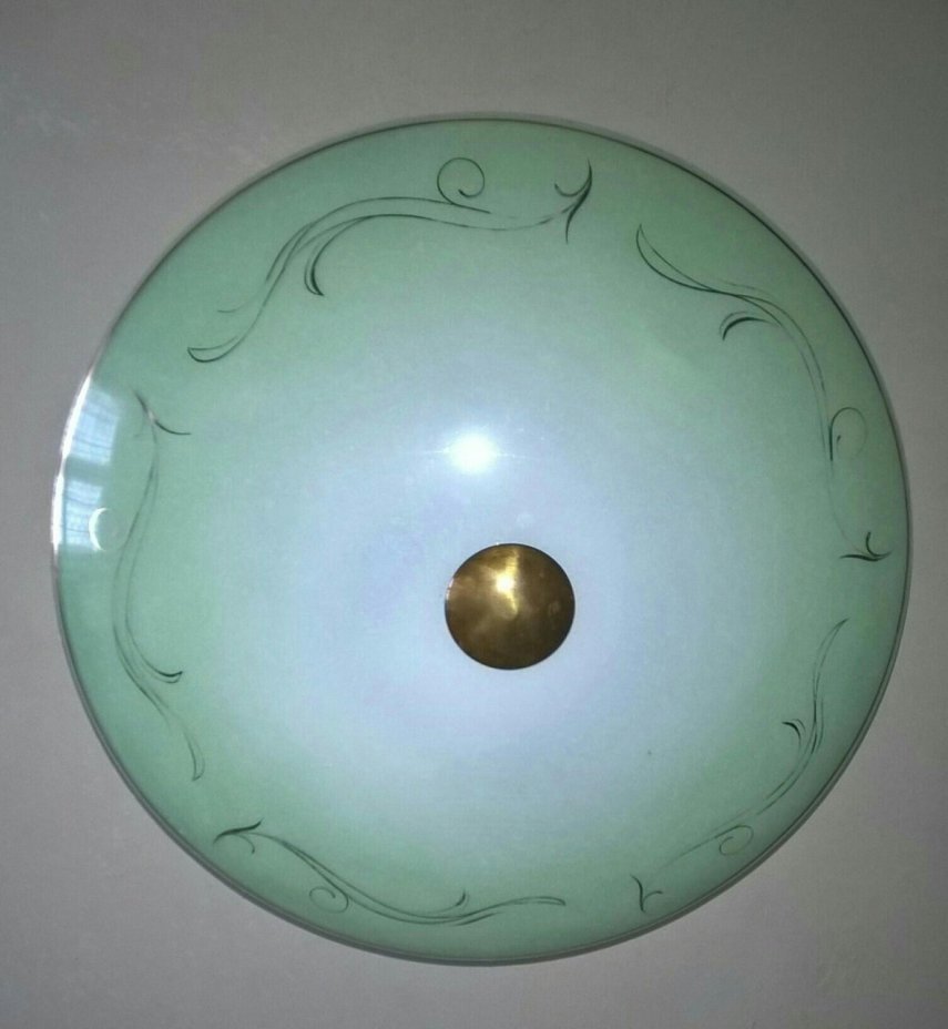 Люстра тарелка арт деко