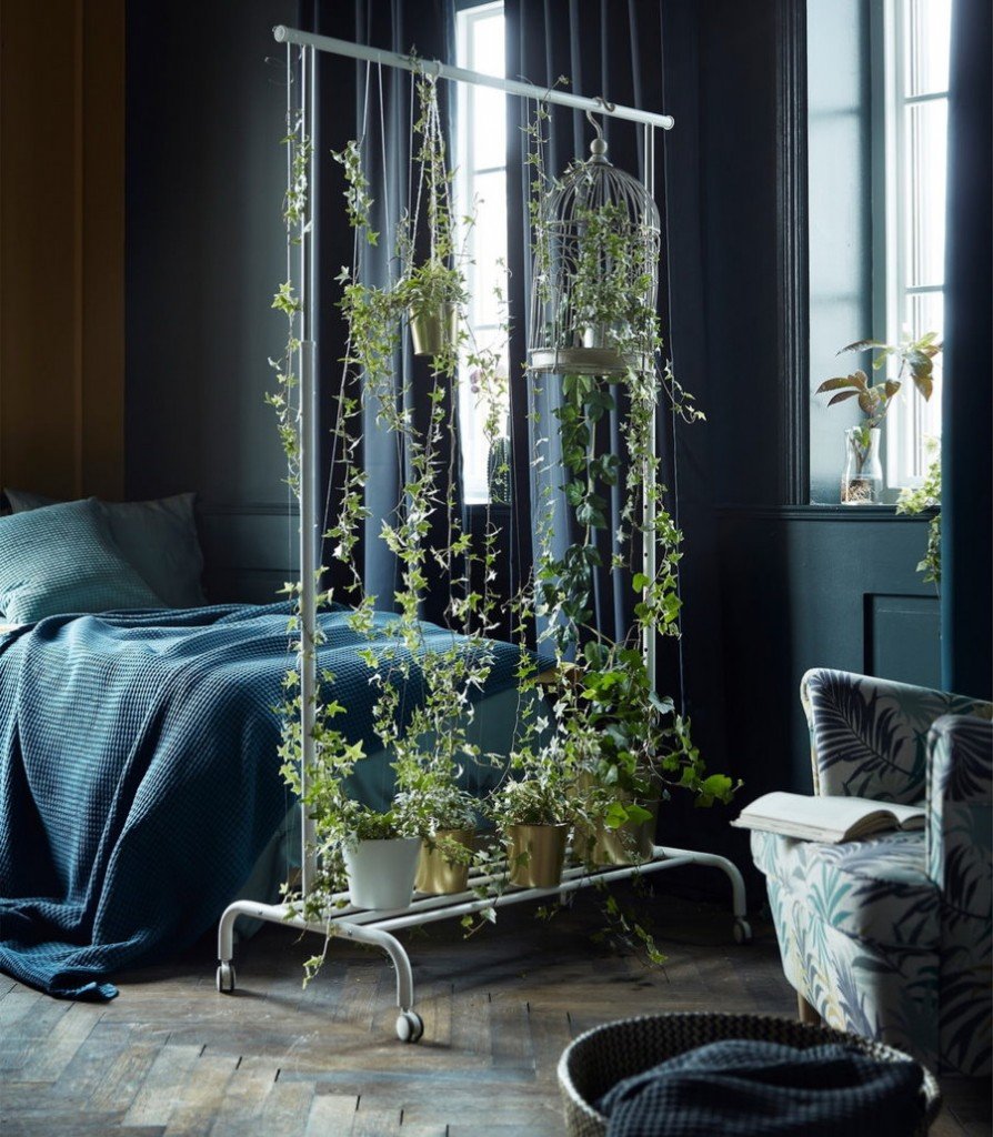 Перегородка с цветами