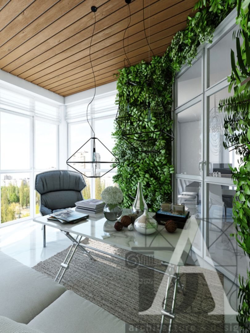 Зелень на балконе