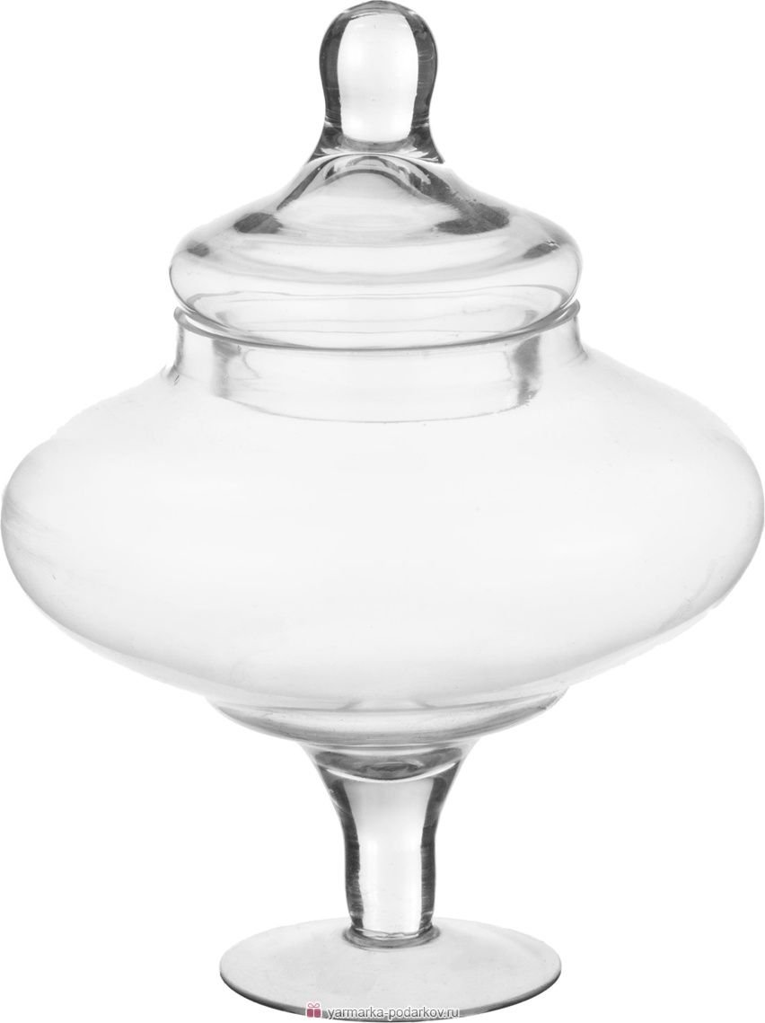 Ваза с крышкой на ножке