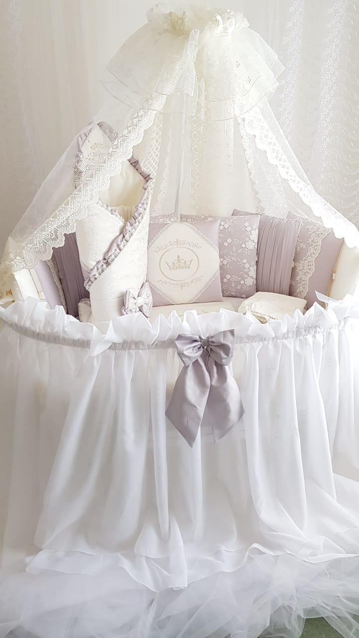 Кроватка для новорожденного круглая