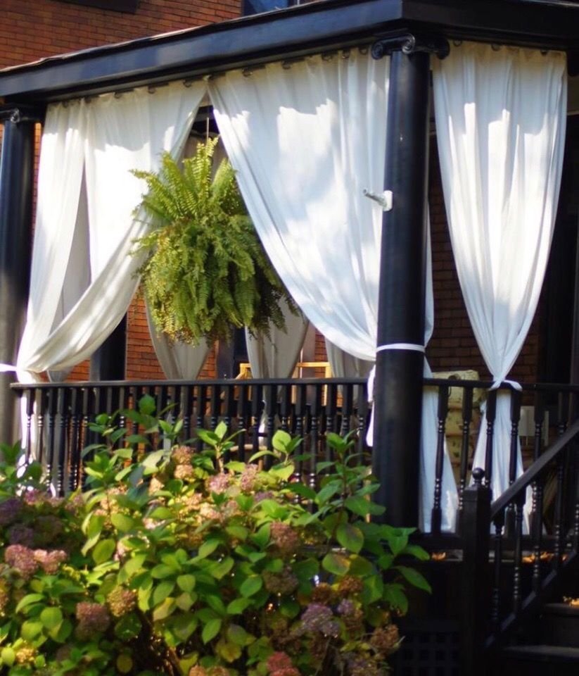 Шторы Оксфорд на террасу