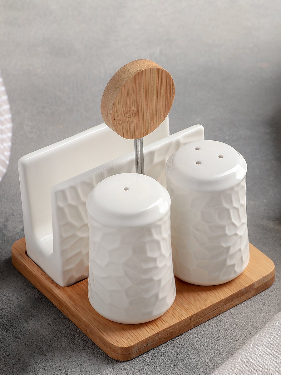 Набор для специй Эстет с салфетницей