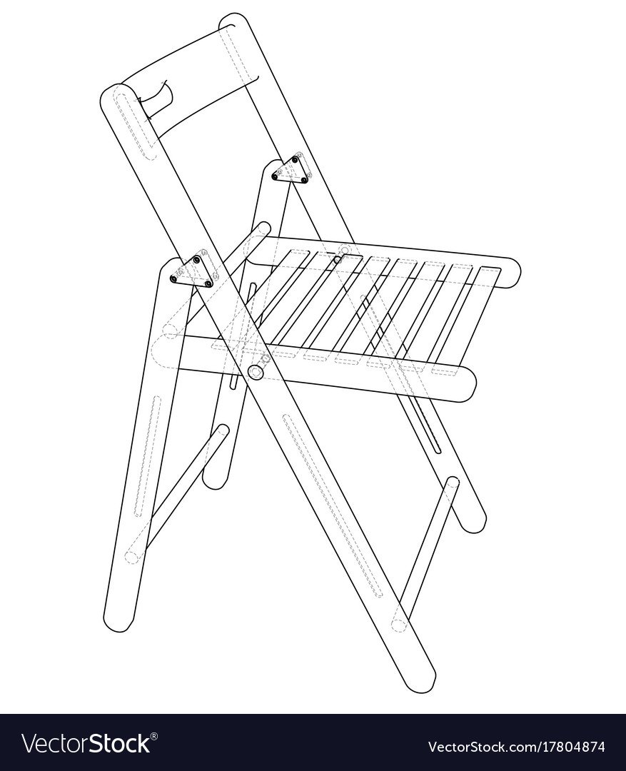 Эскиз раскладного стула