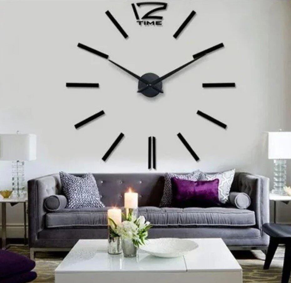 Часы настенные кварцевые DIY Clock 12s012