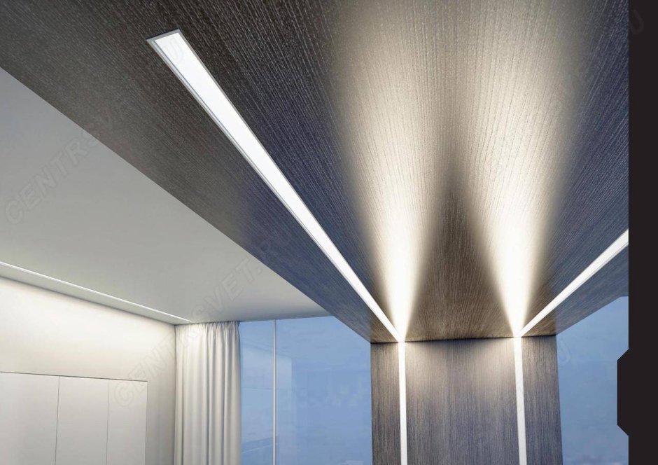 Натяжной потолок с фотопечатью пальмы