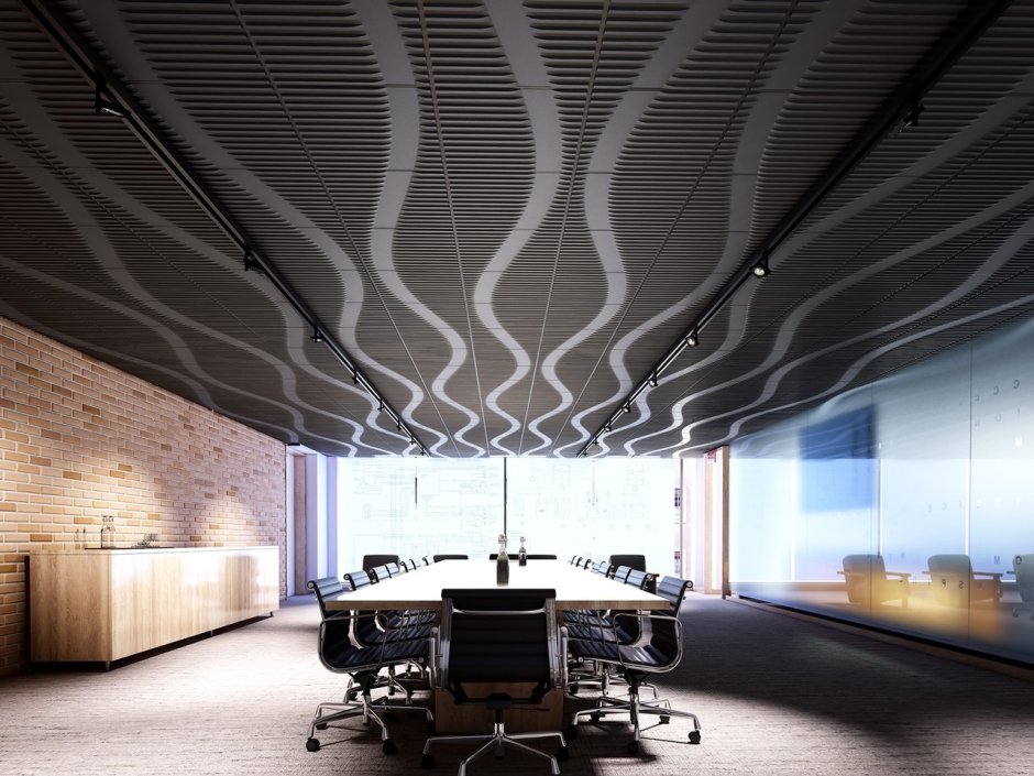 Потолок из панелей