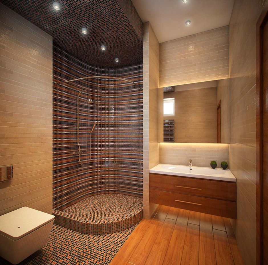 Ванная комната с душем