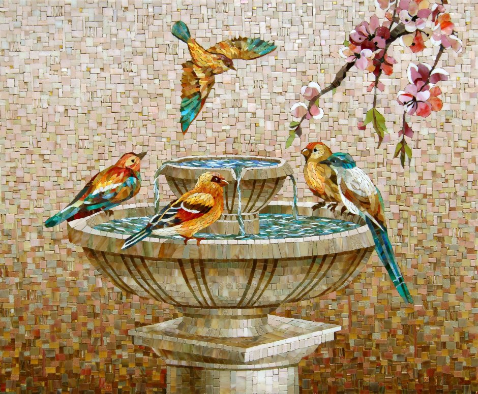 Мозаика Райские птицы