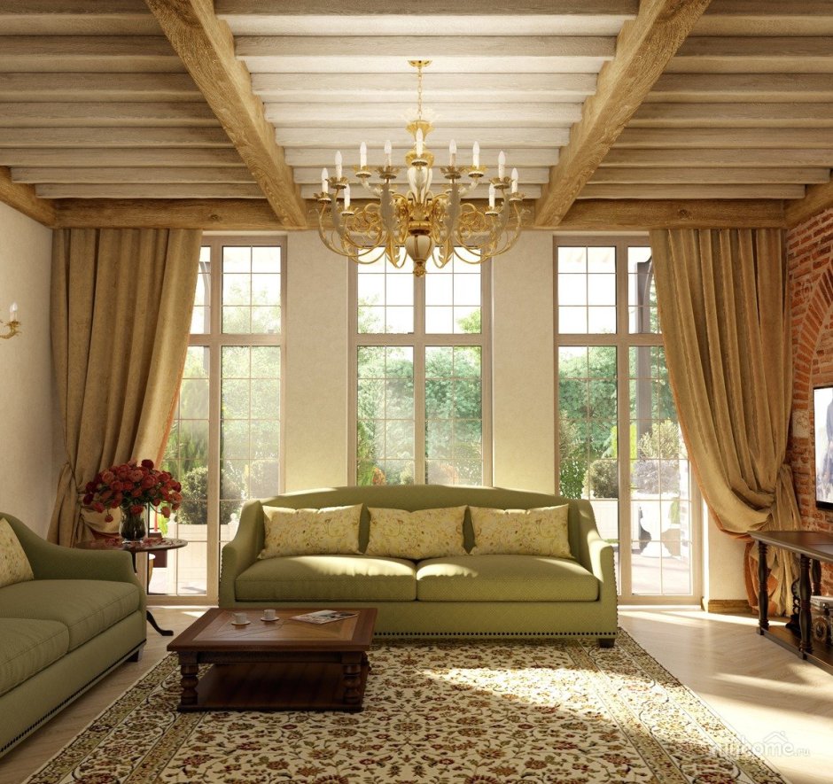 Гостиная в частном доме