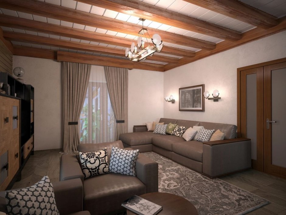 Небольшая гостиная в частном доме