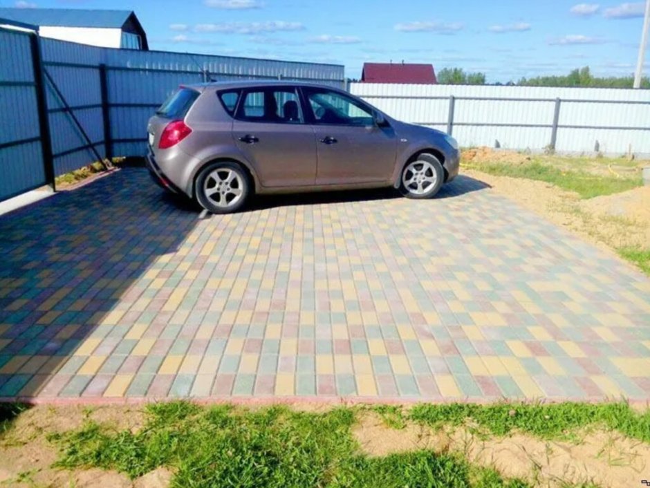 Тротуарная плитка для парковки