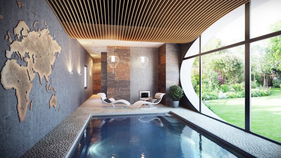 Интерьер бассейна