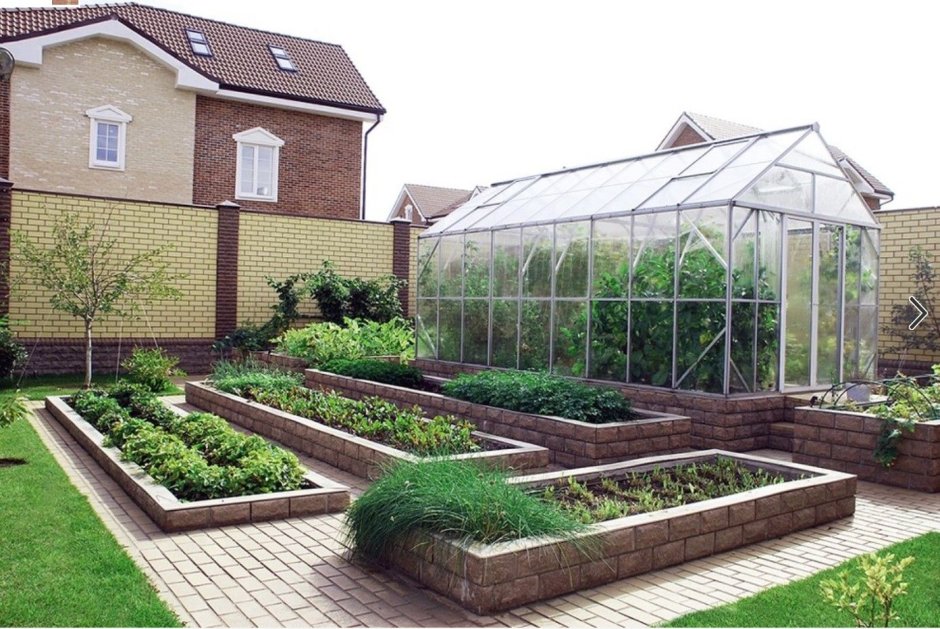 Теплица в огороде