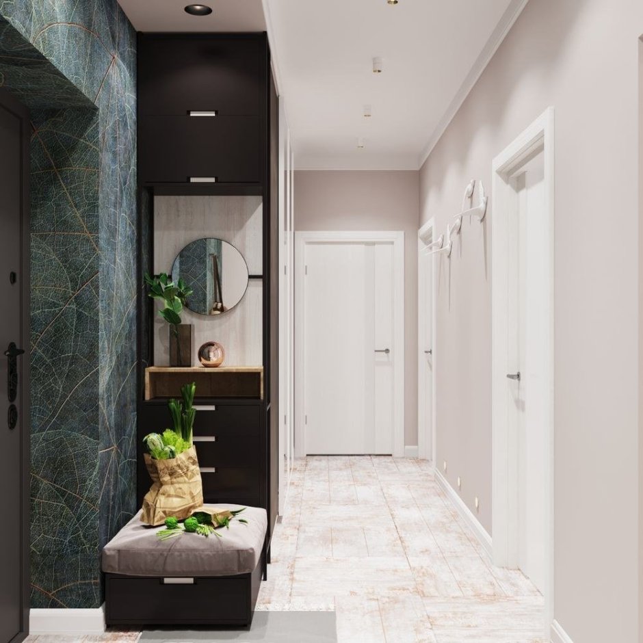 Прихожая в двухкомнатной квартире