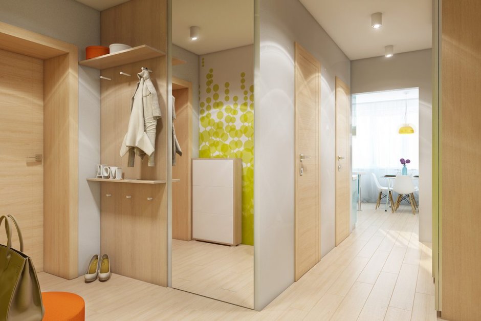 Прихожая в панельной двушке