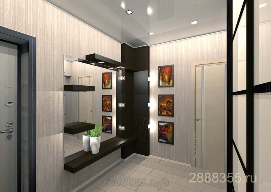 Планировка прихожей 10 кв.м